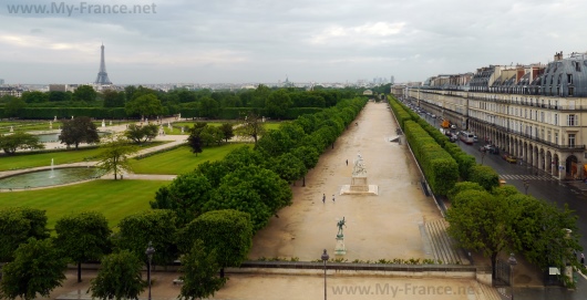 Сад Тюильри в Париже